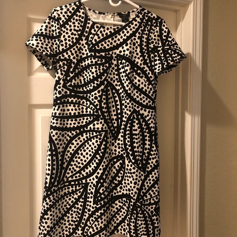 Black and white business casual dress